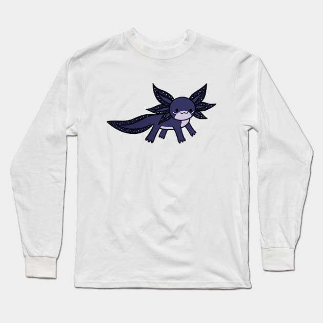 Axolotl Long Sleeve T-Shirt by d o r r i a n